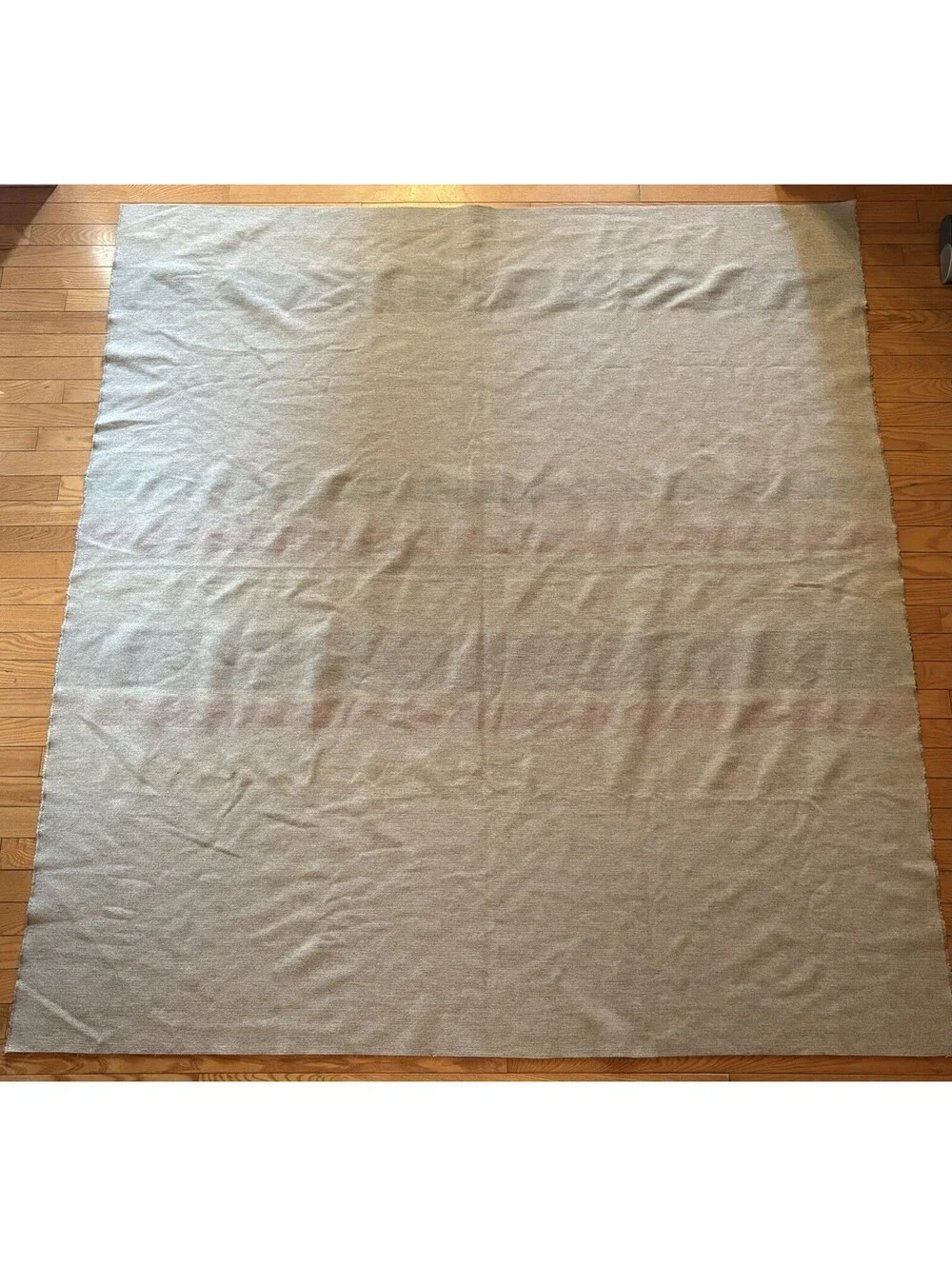 Vintage Wool Camp Blanket Striped 64x70” Hudson Bay/Pendleton Style Cabin Decor